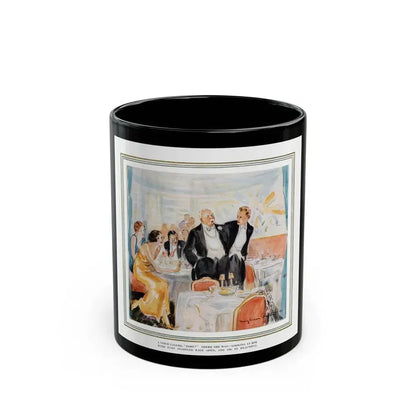 Gowns by Roberta (Pt. 2-1), Ladies' Home Journal, June 1933 - Black Coffee Mug 11oz - Go Mug Yourself