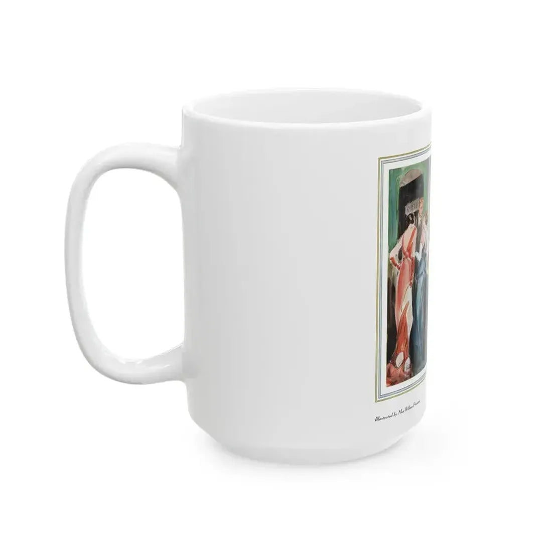 Gowns by Roberta (Pt. 2-2), Ladies' Home Journal, June 1933 - White Coffee Mug - Go Mug Yourself