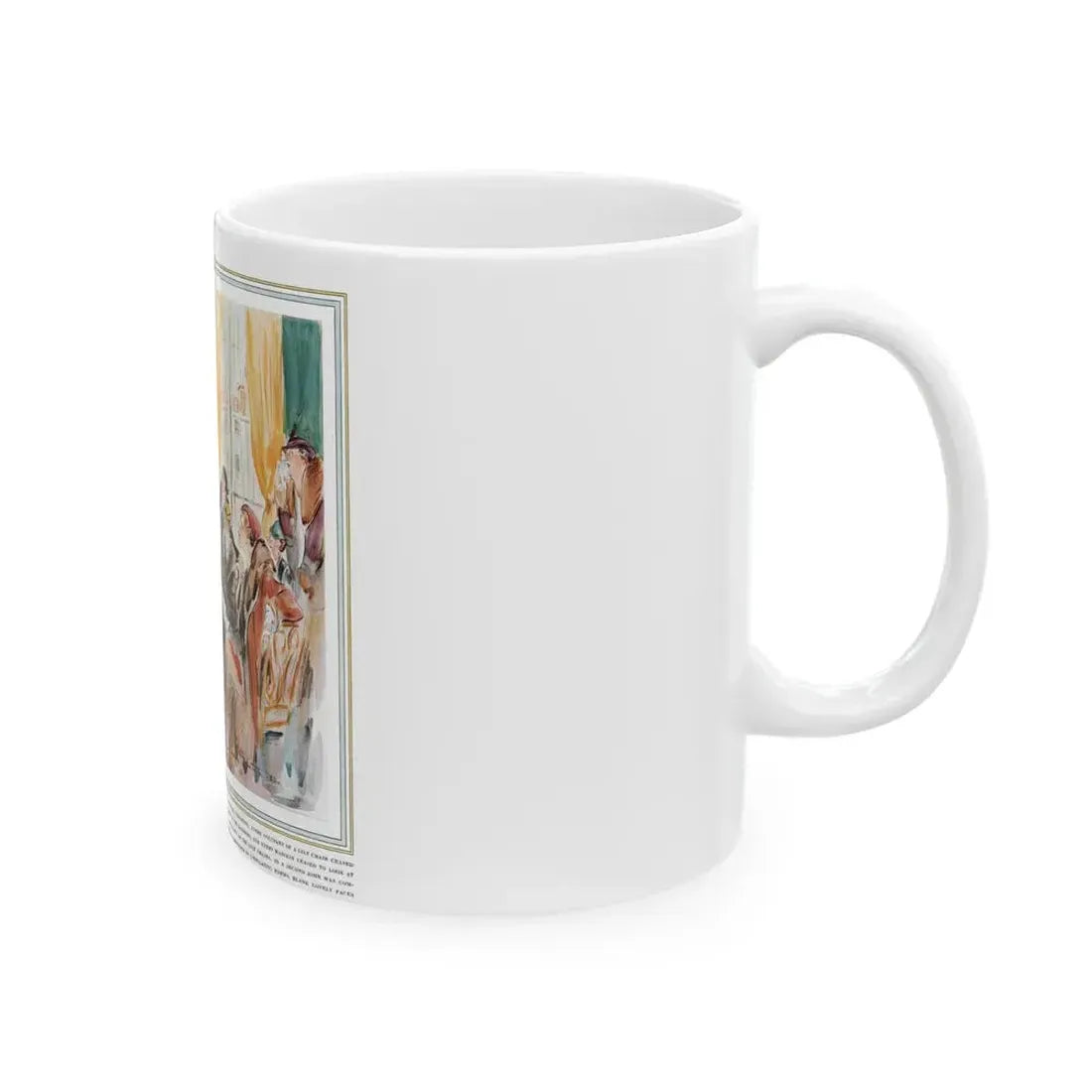 Gowns by Roberta (Pt. 2-2), Ladies' Home Journal, June 1933 - White Coffee Mug - Go Mug Yourself