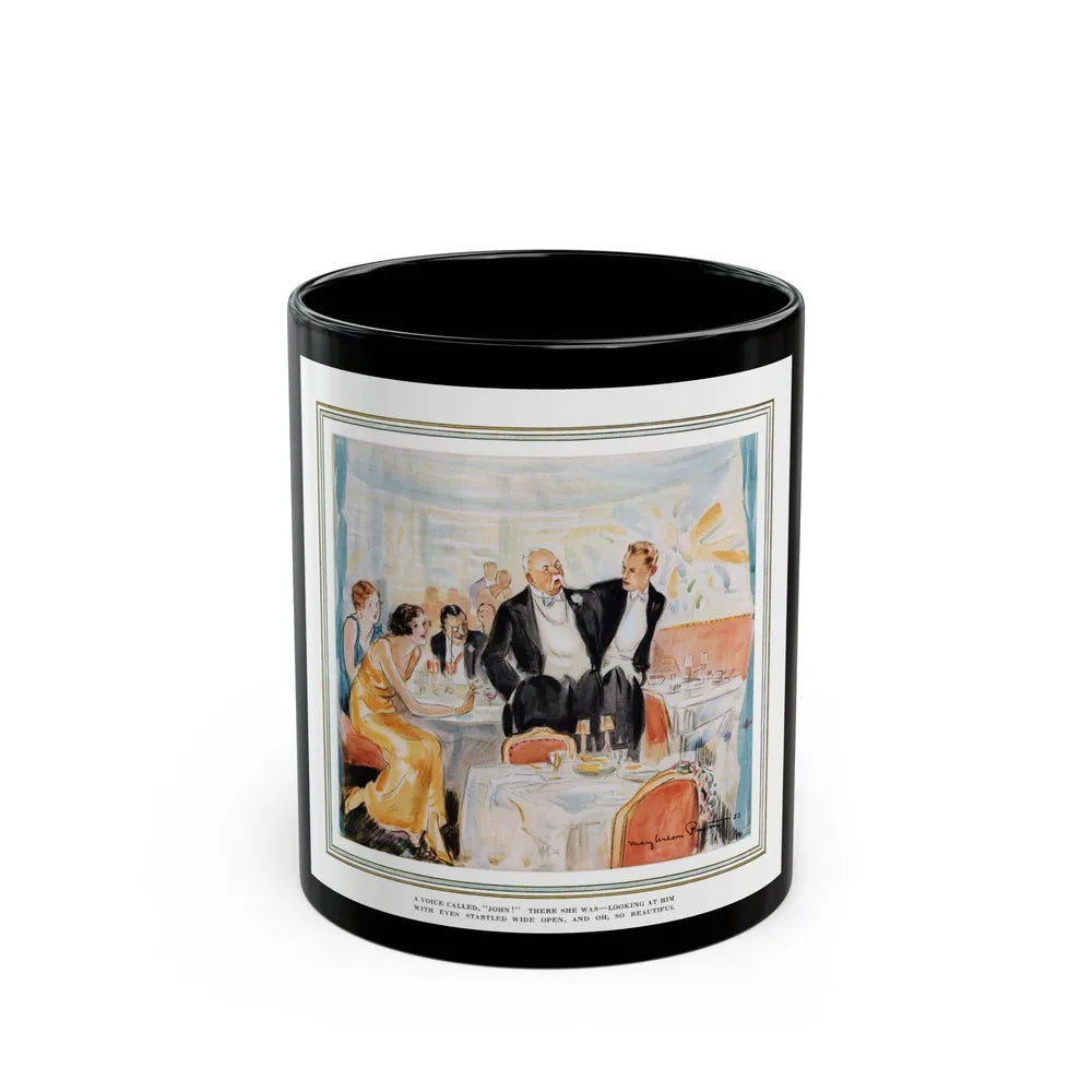 Gowns by Roberta (Pt. 2-1), Ladies' Home Journal, June 1933 - Black Coffee Mug-11oz-Go Mug Yourself