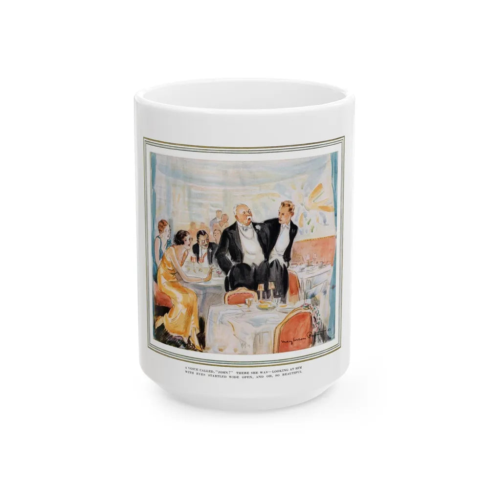 Gowns by Roberta (Pt. 2-1), Ladies' Home Journal, June 1933 - White Coffee Mug-15oz-Go Mug Yourself