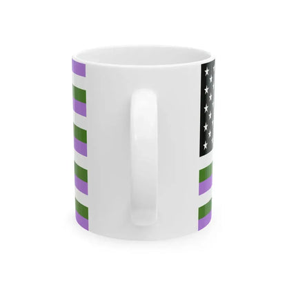 GQAmerica (United States) White Coffee Mug - Go Mug Yourself