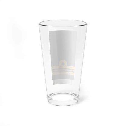GR Navy OF2 sleeve (Cyprus) (Military Rank) Pint Glass 16oz - Go Mug Yourself