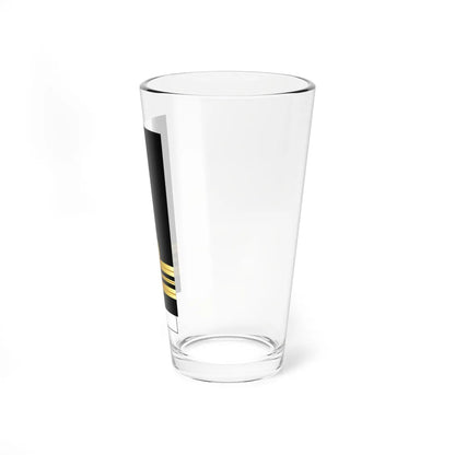 GR Navy OF2 sleeve (Cyprus) (Military Rank) Pint Glass 16oz - Go Mug Yourself