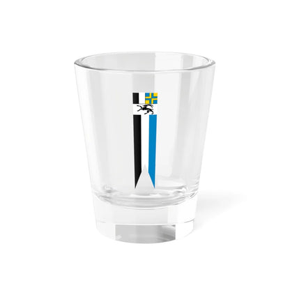 GR Oriflamme (Switzerland) Shot Glass 1.5oz 1.5oz - Go Mug Yourself
