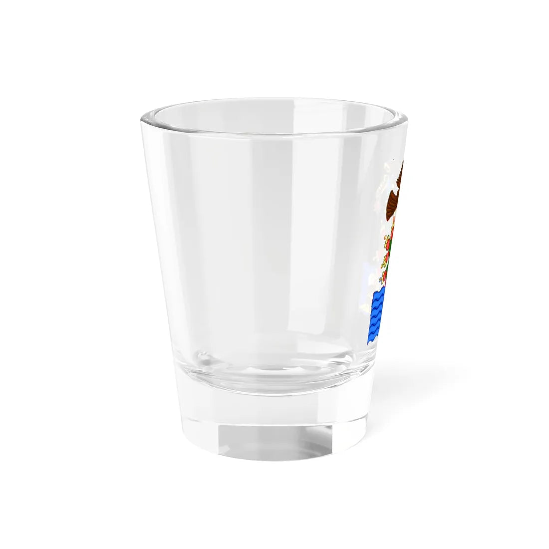 Grabado de la Fundación de México (Mexico) (Coat of Arms) Shot Glass 1.5oz - Go Mug Yourself