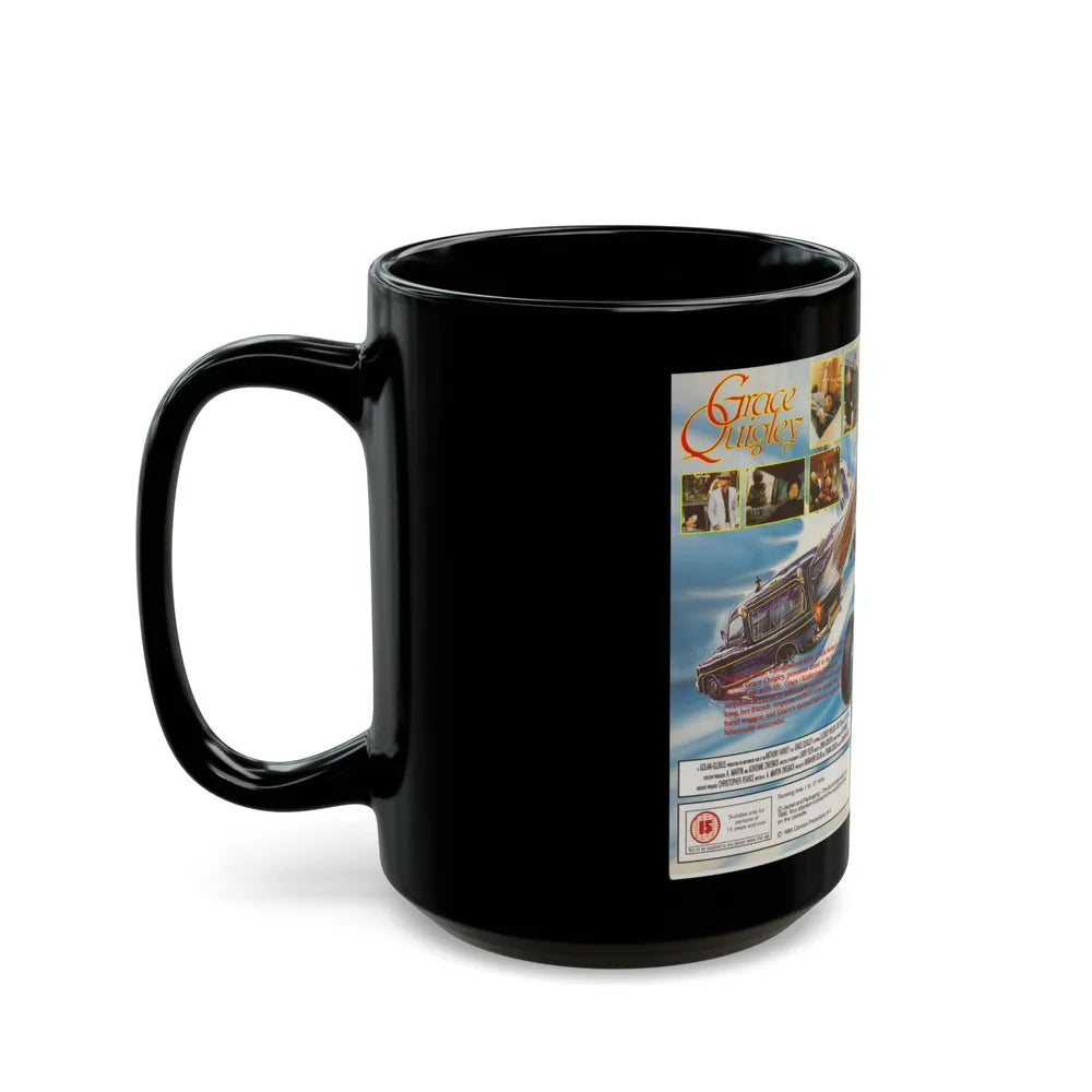 GRACE QUIGLEY GUILD HOME VIDEO (VHS COVER) - Black Coffee Mug-Go Mug Yourself