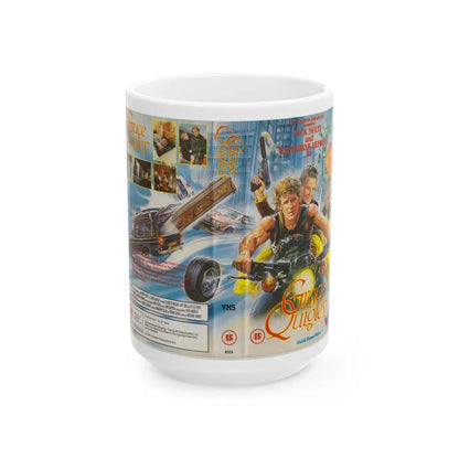 GRACE QUIGLEY GUILD HOME VIDEO (VHS COVER) - White Coffee Mug 15oz - Go Mug Yourself