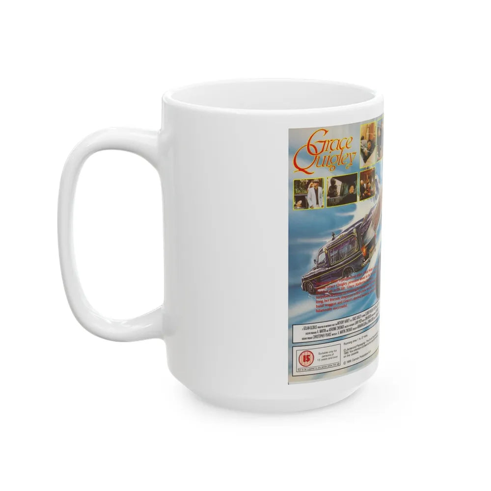 GRACE QUIGLEY GUILD HOME VIDEO (VHS COVER) - White Coffee Mug-Go Mug Yourself