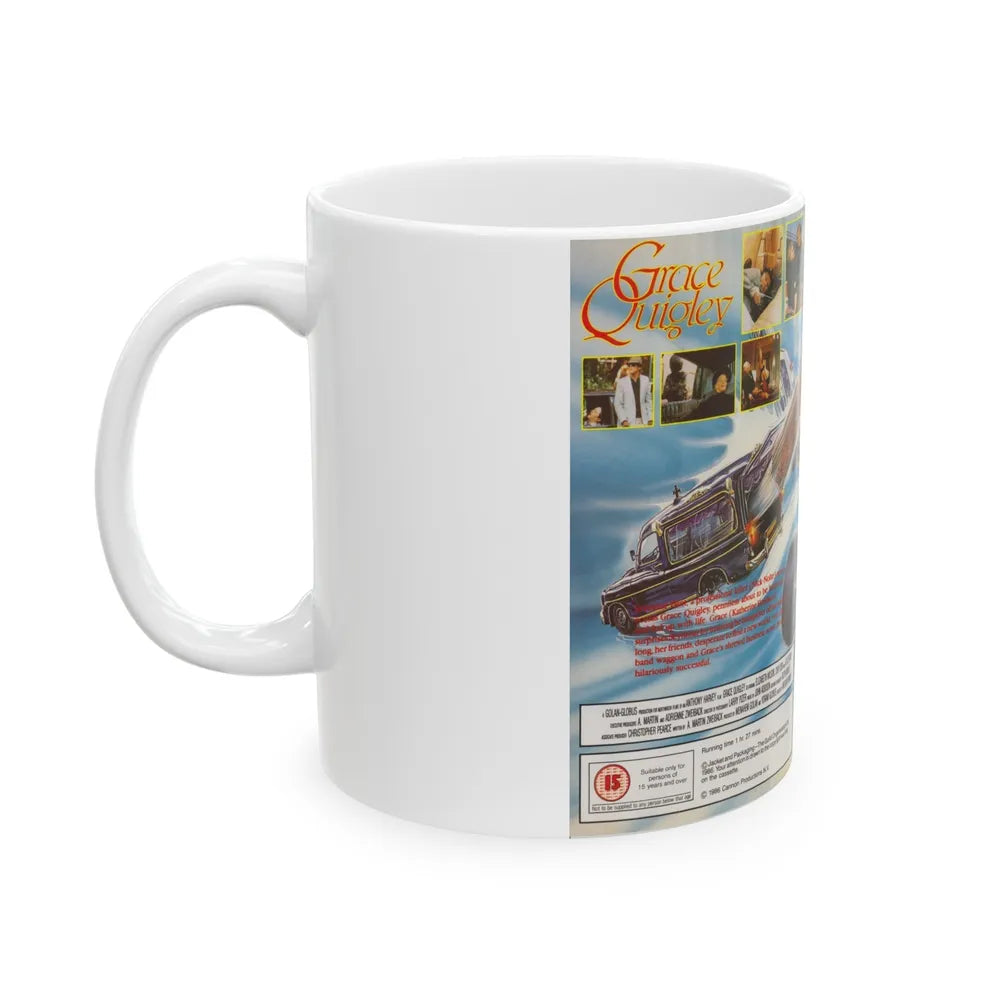 GRACE QUIGLEY GUILD HOME VIDEO (VHS COVER) - White Coffee Mug-Go Mug Yourself