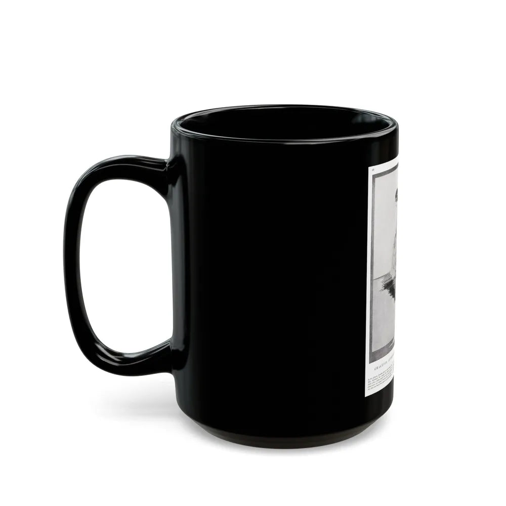 Graceful Attributes ..., Harper's Bazaar, November 1920 - Black Coffee Mug-Go Mug Yourself