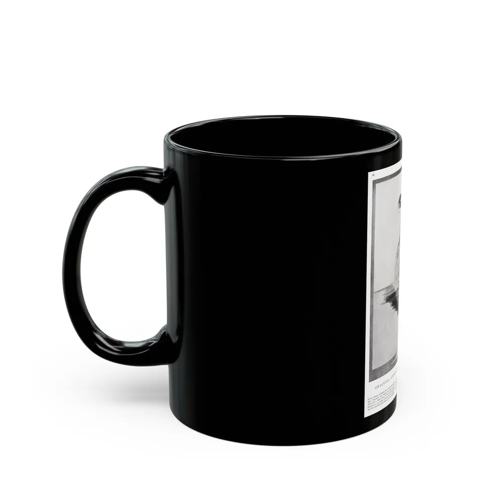 Graceful Attributes ..., Harper's Bazaar, November 1920 - Black Coffee Mug-Go Mug Yourself