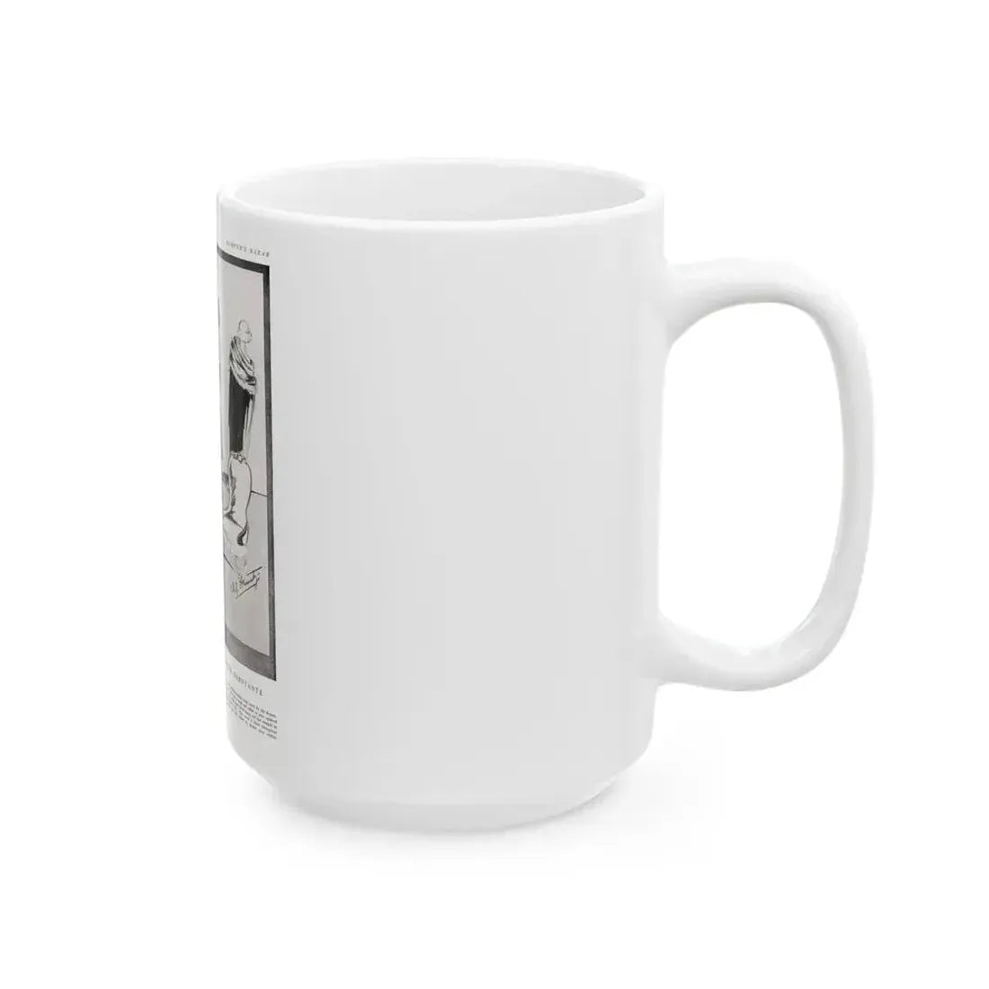 Graceful Attributes ..., Harper's Bazaar, November 1920 - White Coffee Mug - Go Mug Yourself