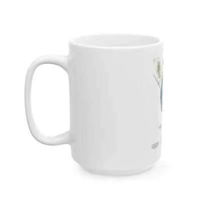 Graceful Dance Frocks, McCall's, July 1927 - White Coffee Mug - Go Mug Yourself