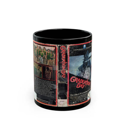 GRADUATION DAY (VHS COVER) - Black Coffee Mug-11oz-Go Mug Yourself