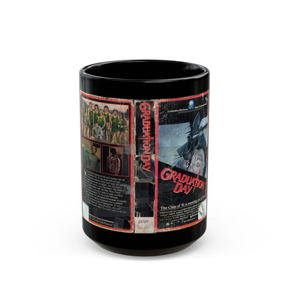 GRADUATION DAY (VHS COVER) - Black Coffee Mug-15oz-Go Mug Yourself