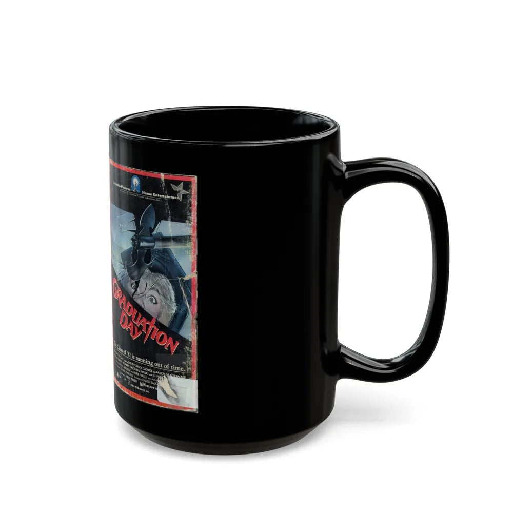 GRADUATION DAY (VHS COVER) - Black Coffee Mug-Go Mug Yourself