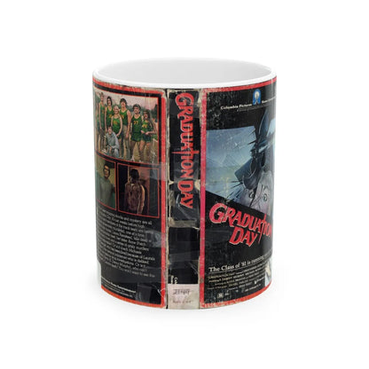 GRADUATION DAY (VHS COVER) - White Coffee Mug-11oz-Go Mug Yourself