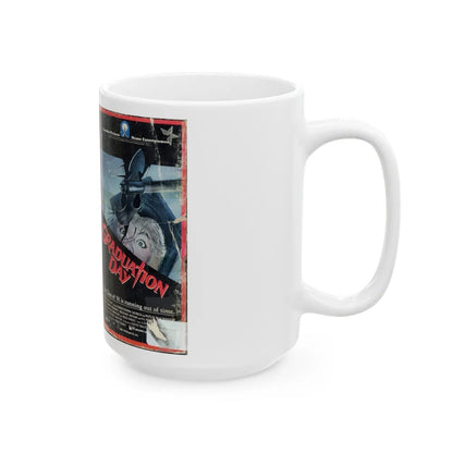 GRADUATION DAY (VHS COVER) - White Coffee Mug-Go Mug Yourself