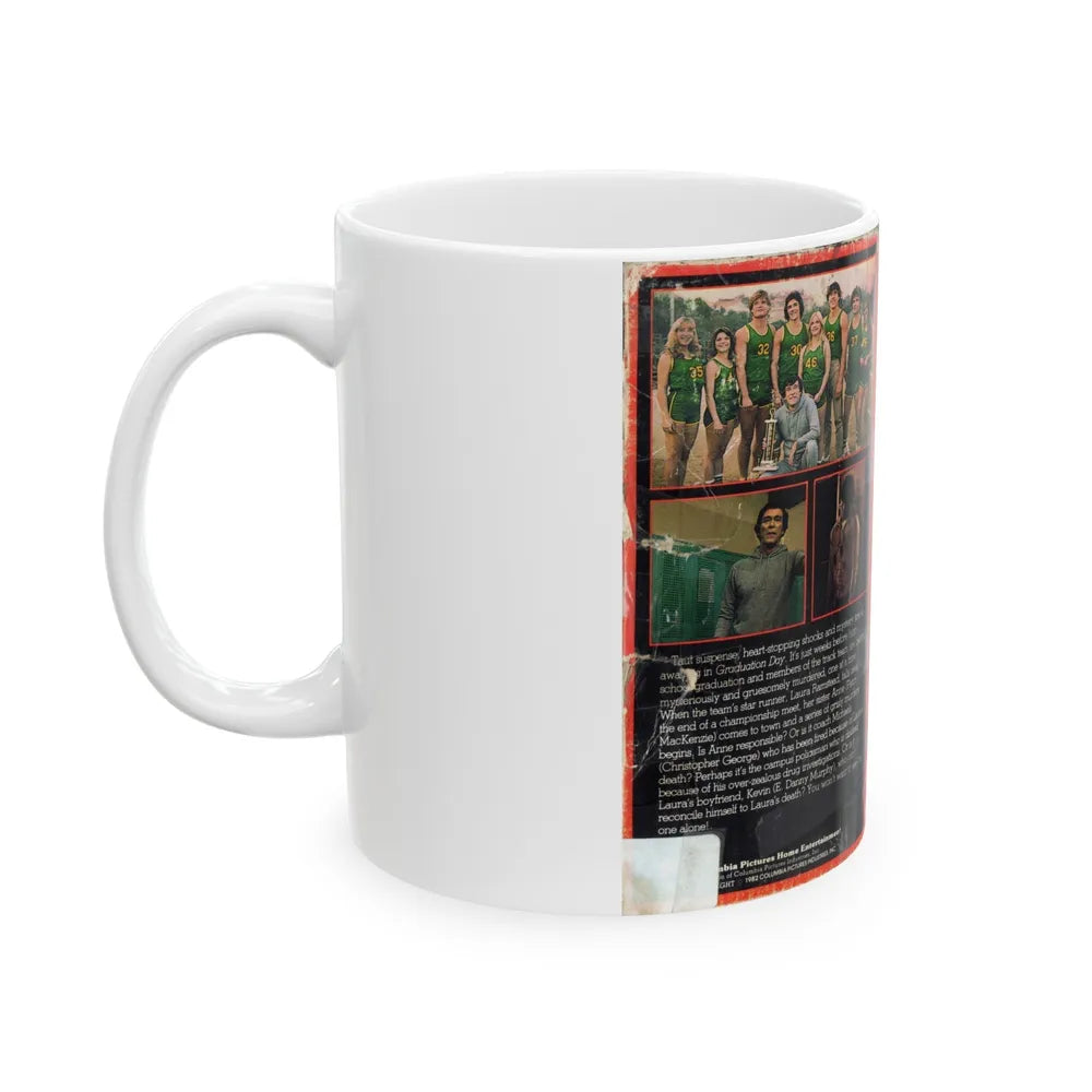 GRADUATION DAY (VHS COVER) - White Coffee Mug-Go Mug Yourself