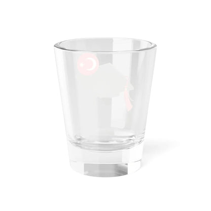 Graduation hat with Turkish flag (Turkey) Shot Glass 1.5oz - Go Mug Yourself