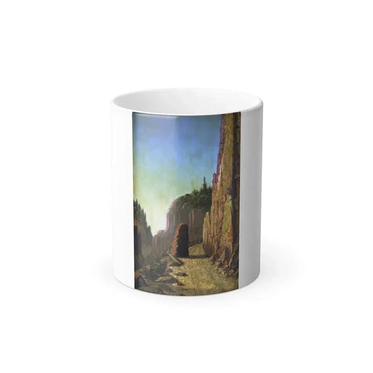 Grafton Tyler Brown (1841-1918) Grand Canyon Yellowstone - Oil on Canvas Laid on Board 1889 - Color Changing Mug 11oz 11oz - Go Mug Yourself