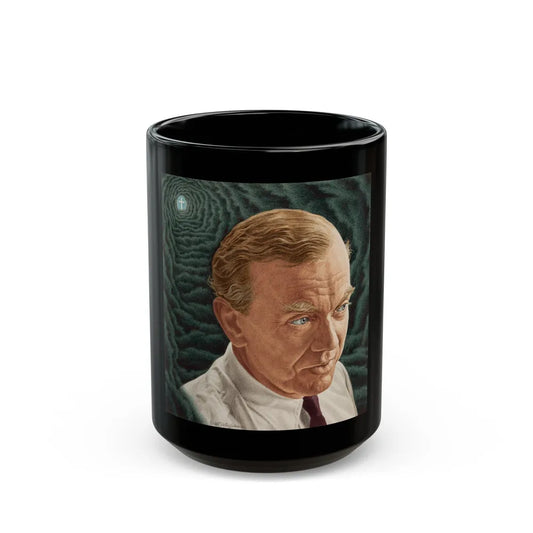 Graham Greene, Time magazine cover, October 29, 1951 - Black Coffee Mug-15oz-Go Mug Yourself