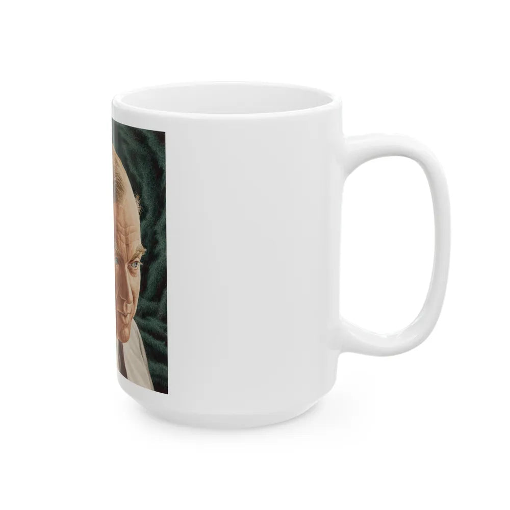 Graham Greene, Time magazine cover, October 29, 1951 - White Coffee Mug-Go Mug Yourself