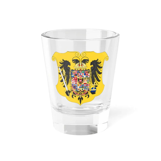 Grand Arms of Francis II Holy Roman Emperor 1804-1806 (Austria) (Coat of Arms) Shot Glass 1.5oz 1.5oz - Go Mug Yourself