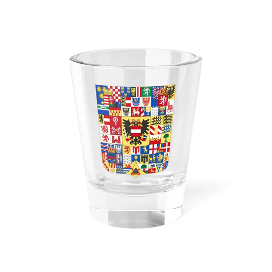 Grand Arms of Francis II Holy Roman Emperor-Personal 1804-1806 (Austria) (Coat of Arms) Shot Glass 1.5oz 1.5oz - Go Mug Yourself