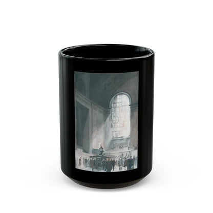 Grand Central, McCall's magazine, February 1930 - Black Coffee Mug-15oz-Go Mug Yourself