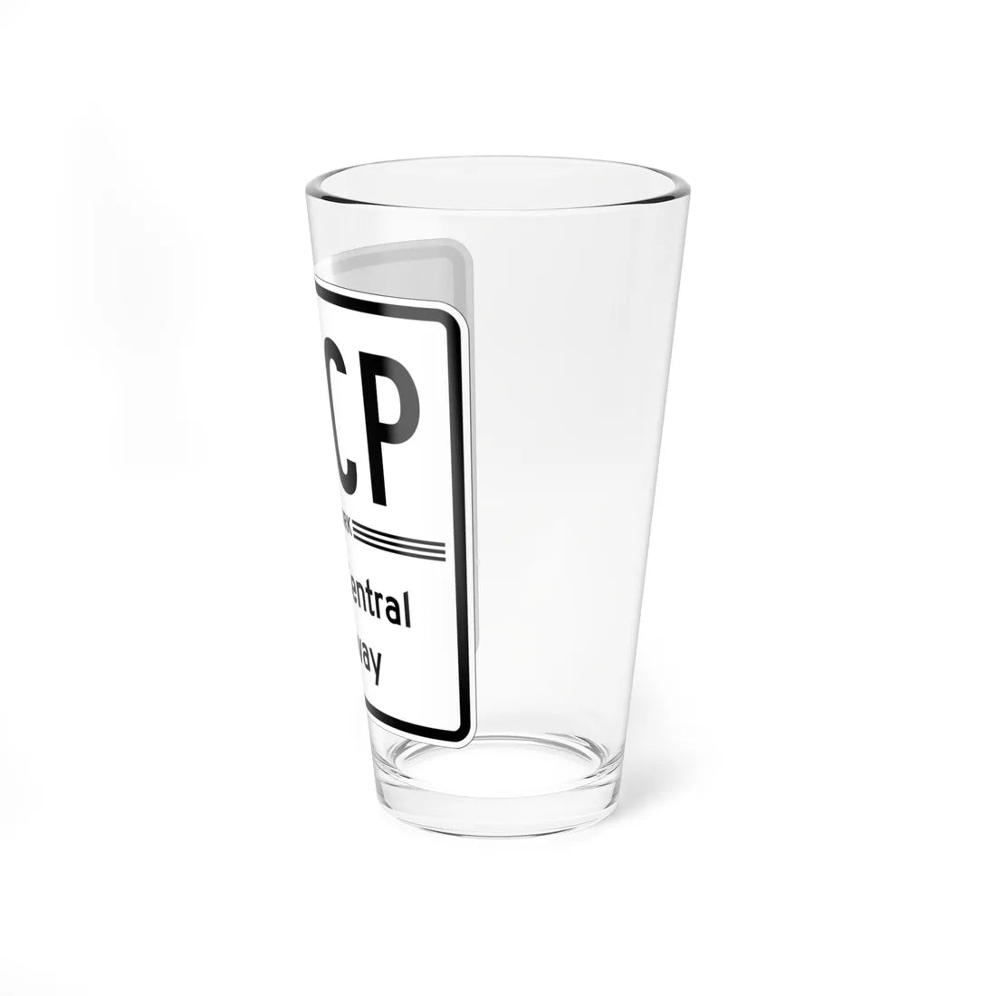 Grand Central Pkwy Shield free (New York) (Road Sign) Pint Glass 16oz - Go Mug Yourself