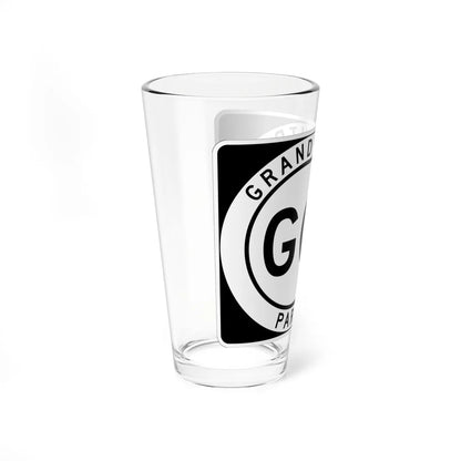 Grand Central Pkwy Shield (New York) (Road Sign) Pint Glass 16oz - Go Mug Yourself