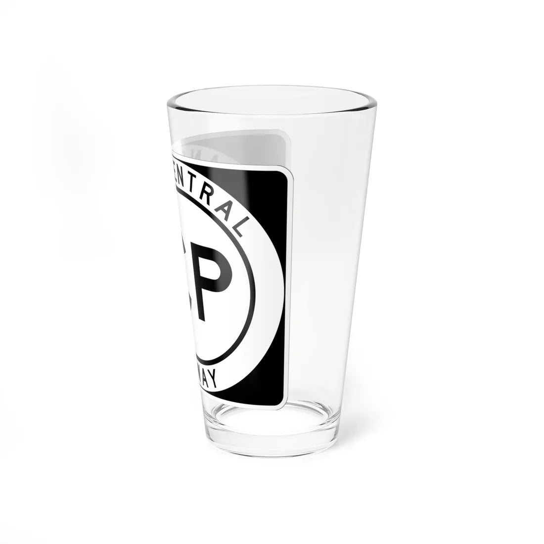 Grand Central Pkwy Shield (New York) (Road Sign) Pint Glass 16oz - Go Mug Yourself