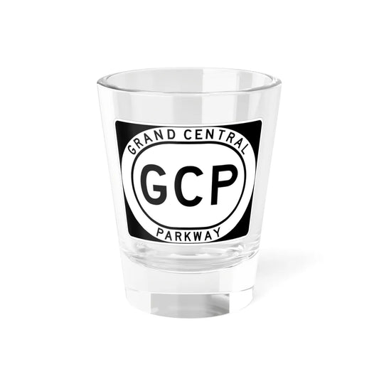 Grand Central Pkwy Shield (New York) (Road Sign) Shot Glass 1.5oz 1.5oz - Go Mug Yourself