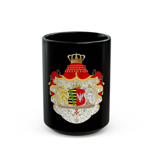 Grand Coat of Arms of Duchy of Warsaw - Black Coffee Mug 15oz - Go Mug Yourself