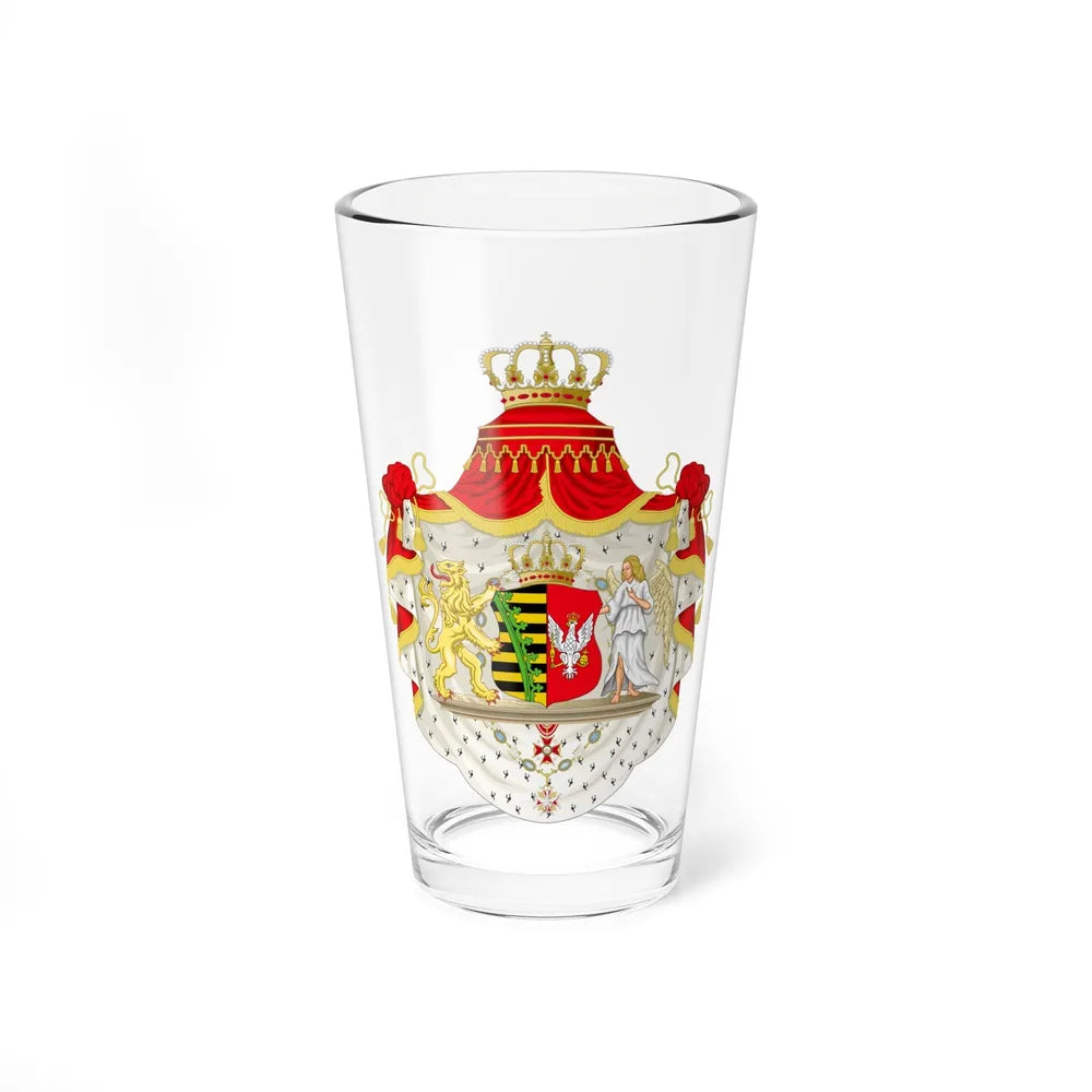 Grand Coat of Arms of Duchy of Warsaw - Pint Glass 16oz-16oz-Go Mug Yourself