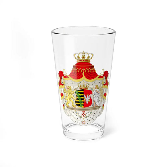 Grand Coat of Arms of Duchy of Warsaw - Pint Glass 16oz-16oz-Go Mug Yourself