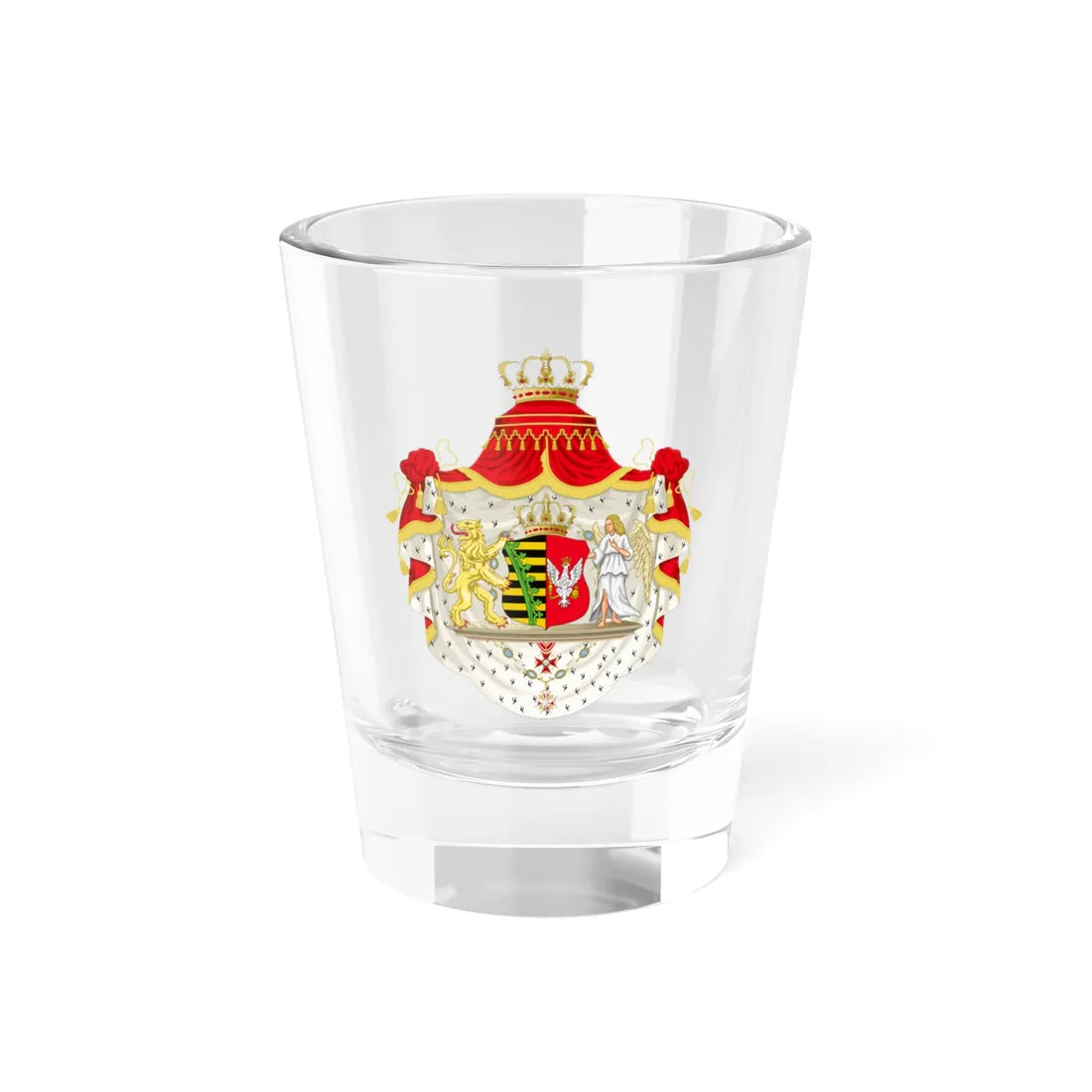 Grand Coat of Arms of Duchy of Warsaw (Poland) (Coat of Arms) Shot Glass 1.5oz 1.5oz - Go Mug Yourself