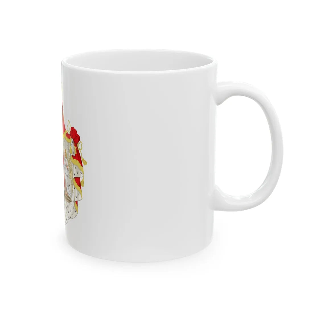 Grand Coat of Arms of Duchy of Warsaw - White Coffee Mug - Go Mug Yourself
