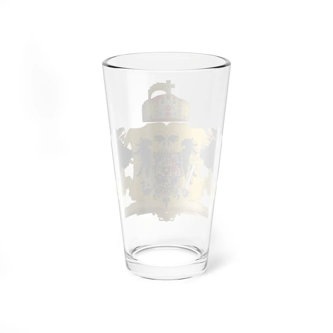 Grand Coat of Arms of Francis II Holy Roman Emperor 1804-1806 (Austria) (Coat of Arms) Pint Glass 16oz - Go Mug Yourself