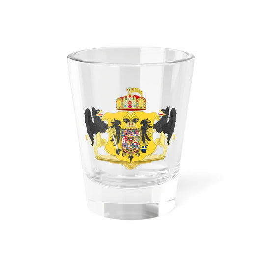 Grand Coat of Arms of Francis II Holy Roman Emperor 1804-1806 (Austria) (Coat of Arms) Shot Glass 1.5oz 1.5oz - Go Mug Yourself