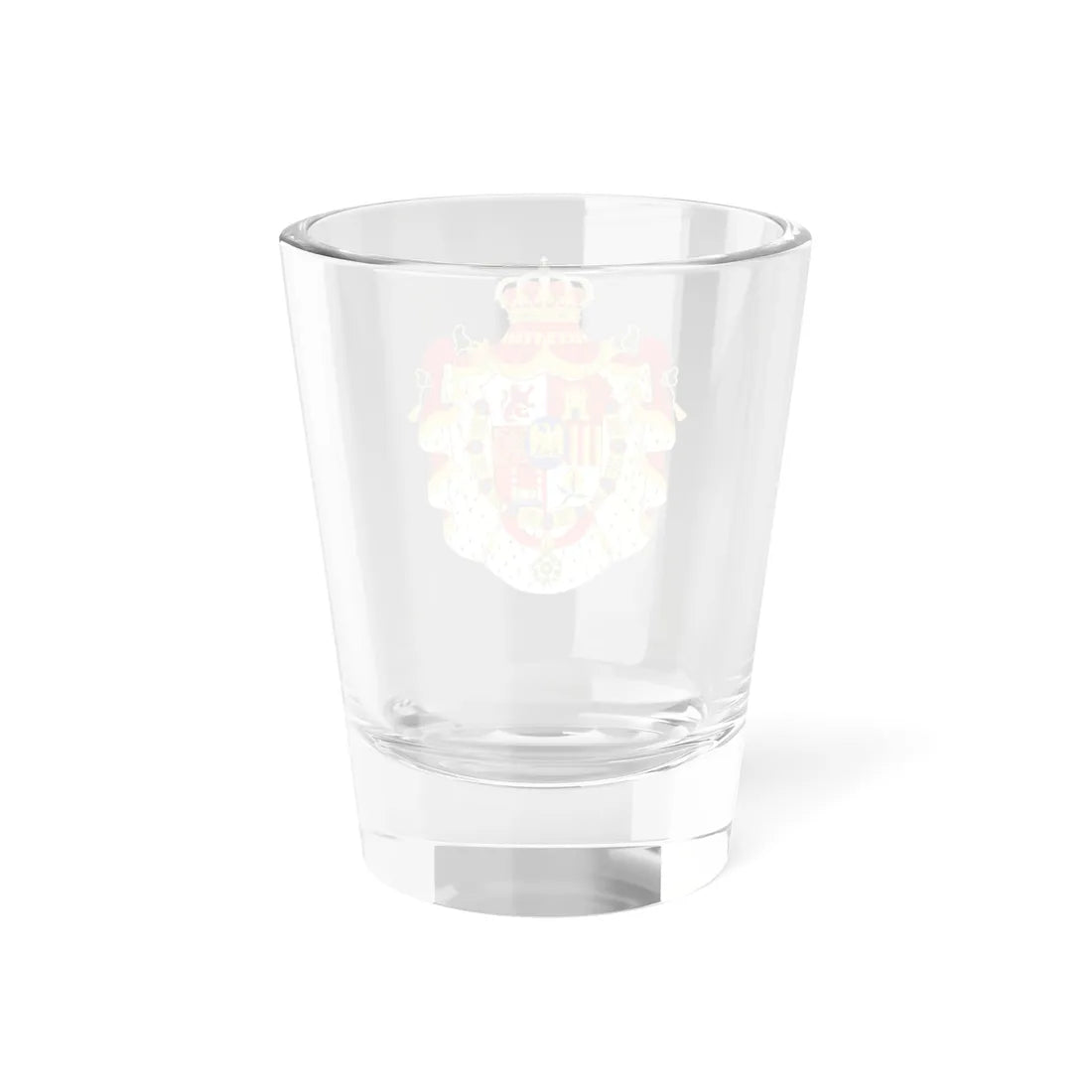 Grand Coat of Arms of Joseph Bonaparte as King of Spain (Spain) (Coat of Arms) Shot Glass 1.5oz - Go Mug Yourself
