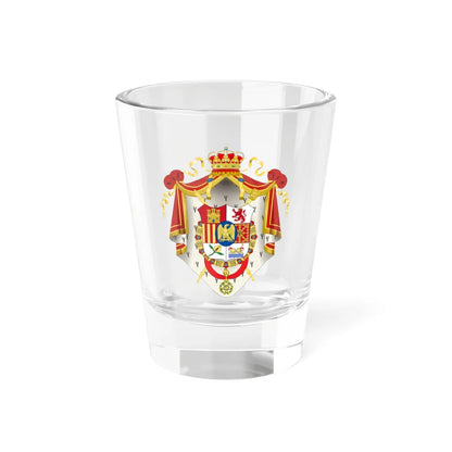 Grand Coat of Arms of Joseph Bonaparte as King of Spain type 2 (Spain) (Coat of Arms) Shot Glass 1.5oz 1.5oz - Go Mug Yourself