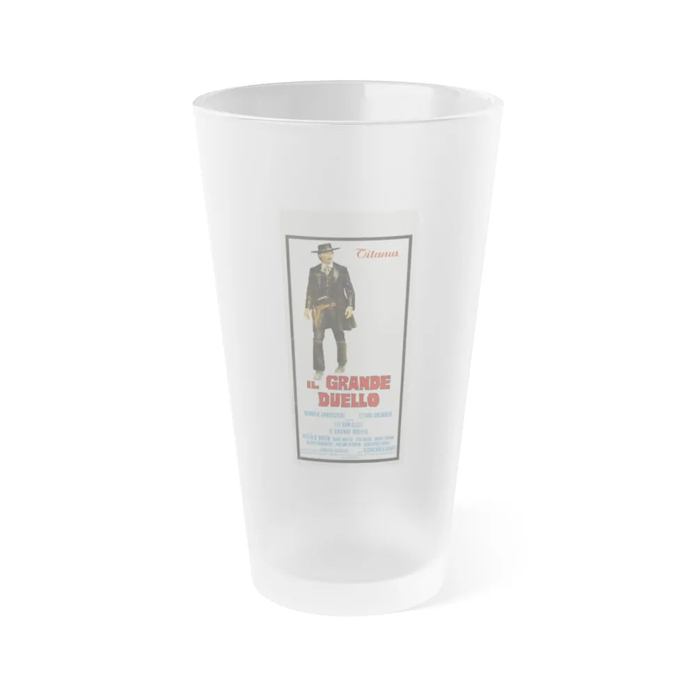 GRAND DUEL 1972 Movie Poster - Frosted Pint Glass 16oz-Go Mug Yourself