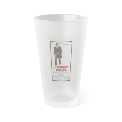 GRAND DUEL 1972 Movie Poster - Frosted Pint Glass 16oz-Go Mug Yourself