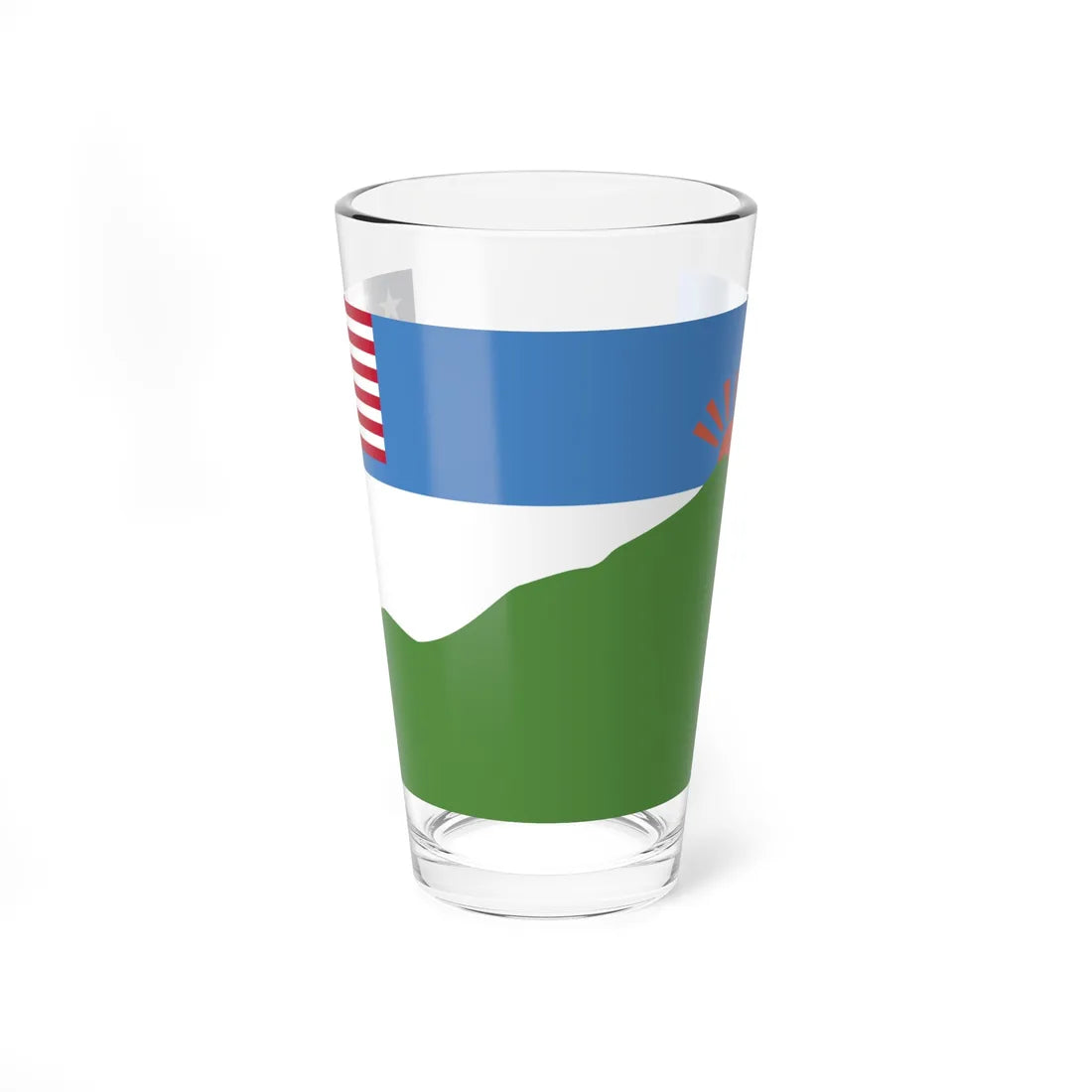 Grand Gedeh County Flag (Liberia) Pint Glass 16oz 16oz - Go Mug Yourself