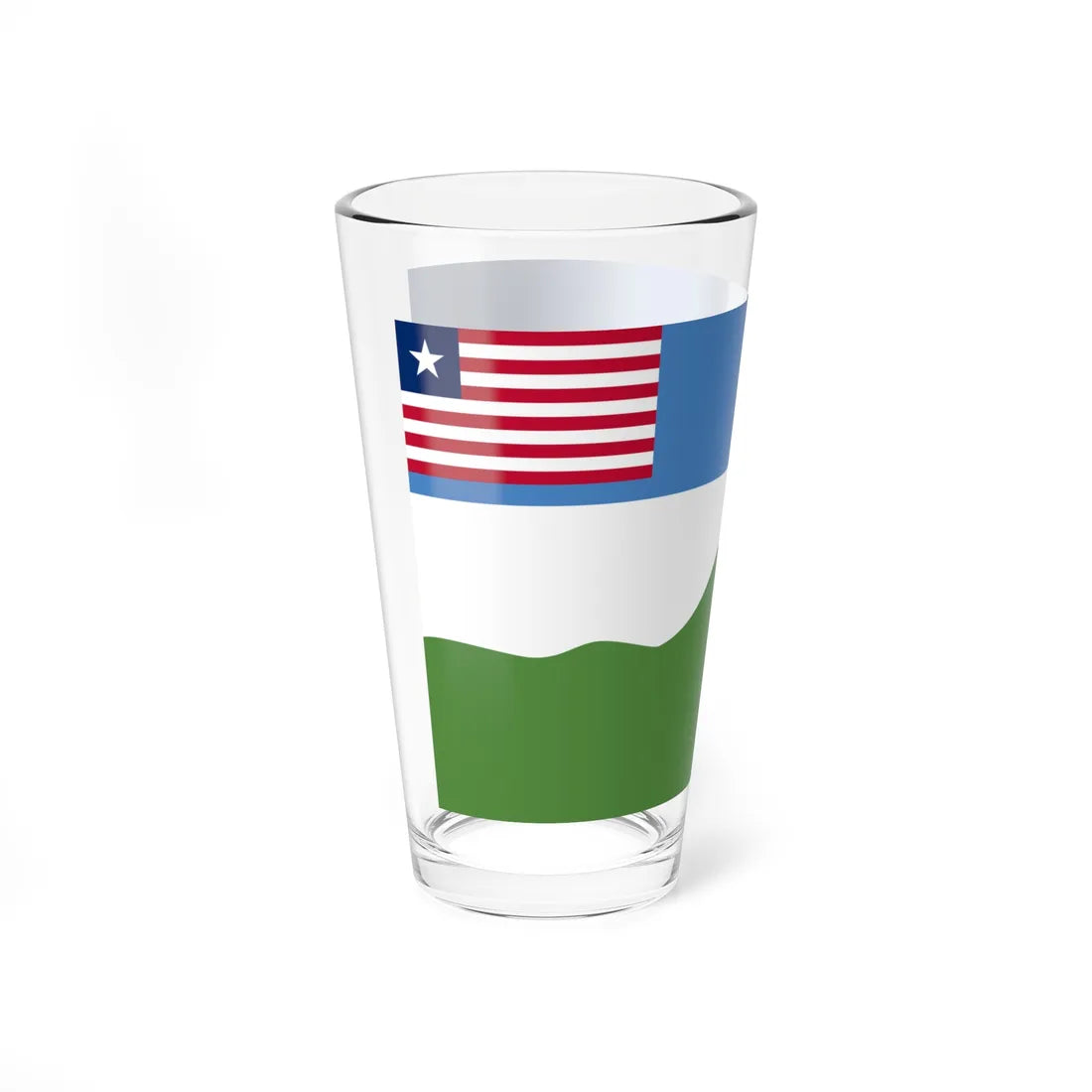 Grand Gedeh County Flag (Liberia) Pint Glass 16oz - Go Mug Yourself