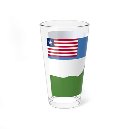 Grand Gedeh County Flag (Liberia) Pint Glass 16oz - Go Mug Yourself