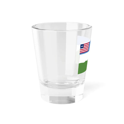 Grand Gedeh County Flag (Liberia) Shot Glass 1.5oz - Go Mug Yourself